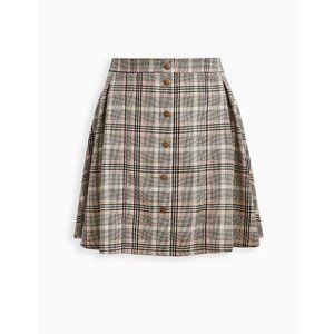 Torrid Twill Plaid Mini Skirt 00
